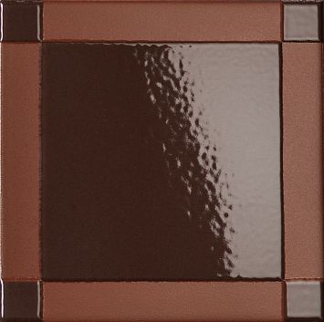 Mutina Керамическая плитка Homage to the Square Dash Chocolate 15x15x0,9