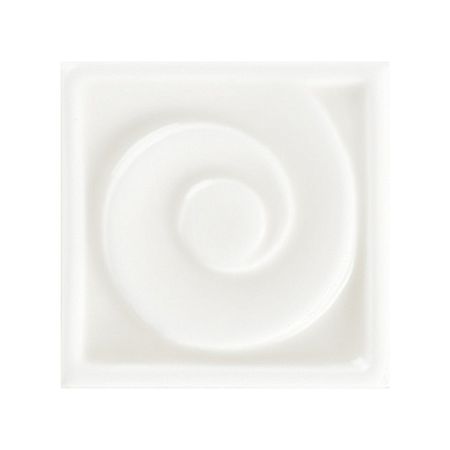 Вставка Ceramiche Grazia Essenze Onda Tozzetto Bianco Craquele 5,5x5,5