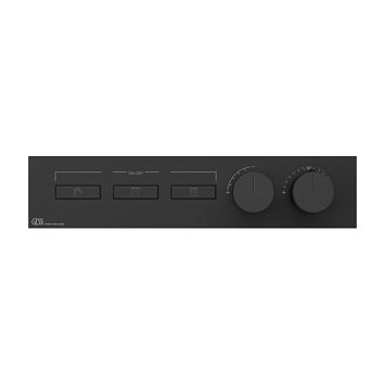 Gessi Hi-Fi Термостат для душа, с включением до 3 источников одновременно (внешняя часть), Black XL