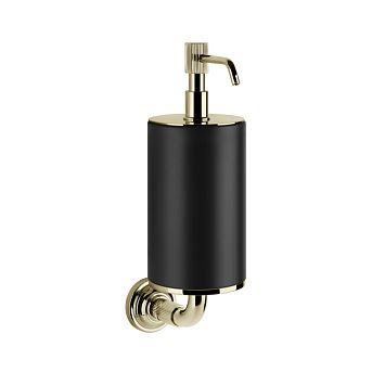 Gessi Venti20 Дозатор для жидкого мыла подвесной, черный, фурнитура Brass PVD