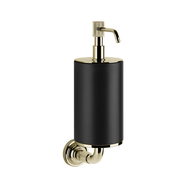 Gessi Venti20 Дозатор для жидкого мыла подвесной, черный, фурнитура Brass PVD
