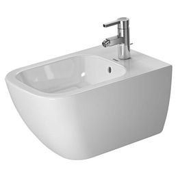 Duravit Happy D.2  Биде подвесное с 1 отв под смеситель, с креплением, цвет: белый купить в Москве: интернет-магазин StudioArdo