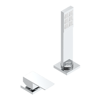 Смеситель THG Soho устанавливаемый на борту с ручным душем