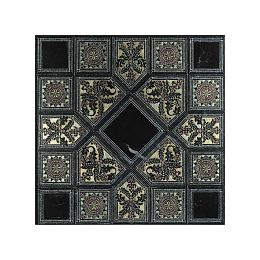 Мраморная плитка Akros Axioma Tonos T Nero Marquinia Silver 40x40 купить в Москве: интернет-магазин StudioArdo