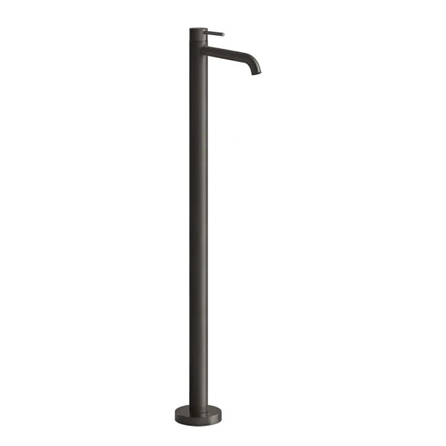 Gessi 316 Flessa Смеситель для раковины напольный, однорычажный, внешняя часть, Black Metal Brushed PVD