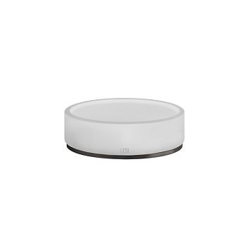 Gessi 316 Мыльница настольная, белый/brushed black metal pvd