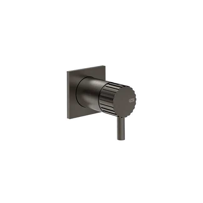 Gessi Incastri Смеситель встраиваемый, для одного потребителя, внешняя часть, цвет 707 Black Metal Brushed PVD