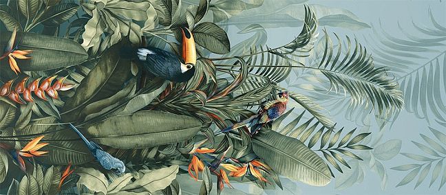 Керамогранит Ergon Pigmento Decori Carioca B Silktech Rett 120X278cm, 6,5mm