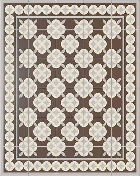 Керамогранит Etruria Vintage Pattern 7 Центр 20x20см