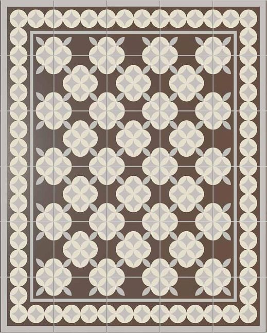 Керамогранит Etruria Vintage Pattern 7 Центр 20x20см