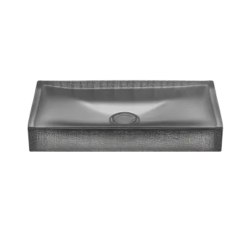 Gessi Incastri Раковина 70х38см, без перелива, для монтажа на столешницу, в комплекте с сифоном, цвет Ghiaccio