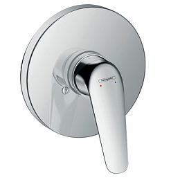 Смеситель для душа Hansgrohe Novus Однорычажный скрытый монтаж, внешняя часть, цвет: хром купить в Москве: интернет-магазин StudioArdo