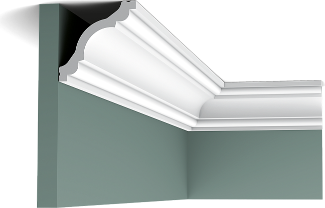 Потолочный карниз Orac Décor CX123F гибкий полимер 200,0 x 8,0 x 8,0