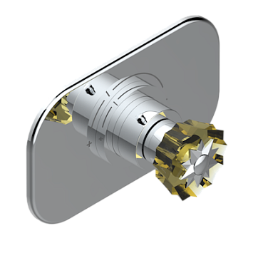 Ручка регулировки THG Mille Nuits - Champagne crystal для термостата THG, арт.5100A 1/2" и 5200A 3/4"