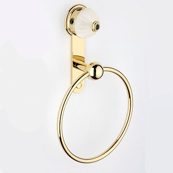 THG Amboise Onyx noir Держатель - кольцо 18см., подвесной, цвет: золото