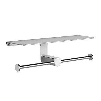 Gessi Rilievo Двойной держатель туалетной бумаги, хром