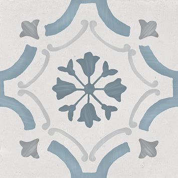 Harmony Керамогранит Sirocco Blue Ornate 22,3x22,3x0,9 Матовый