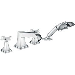 Смеситель для ванны Hansgrohe Metropol Classic на 4 отв., цвет: хром купить в Москве: интернет-магазин StudioArdo