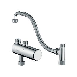 Термостат для душа Hansgrohe Ecostat, встраиваемый, цвет: хром купить в Москве: интернет-магазин StudioArdo