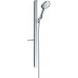 Душевой гарнитур Hansgrohe Raindance Select S 120 91.5см., с ручным душем, цвет: хром/белый купить в Москве: интернет-магазин StudioArdo