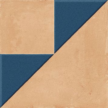Harmony Керамическая плитка Kora Clay Décor Blue 22,3x22,3