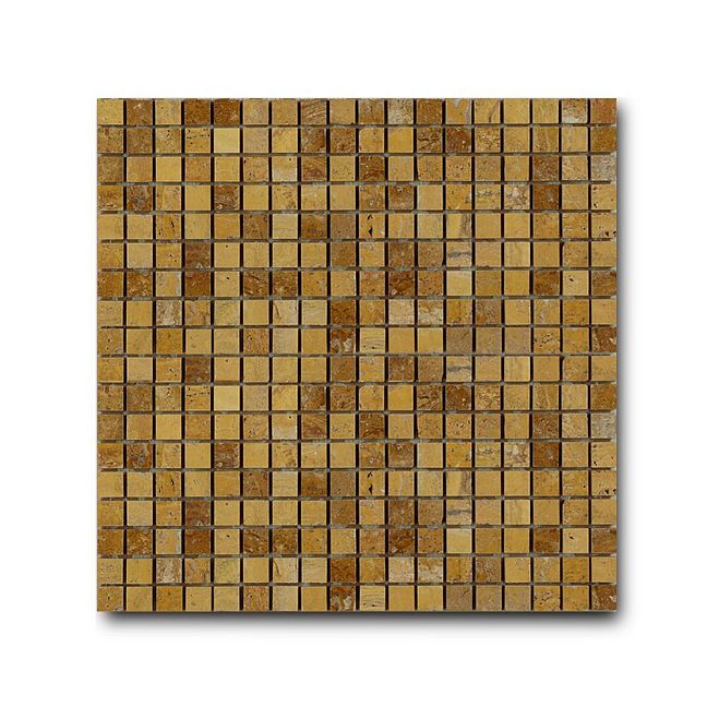 Мозаика ART NATURA Marble Mosaic Travertino Giallo 30,5x30,5
