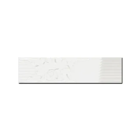 LaDiva Керамический бордюр Listello Perugia Latte 7,5x30 Sat