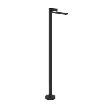 Gessi Inverso Rigato Внешняя часть напольного смесителя для раковины, Matte Black