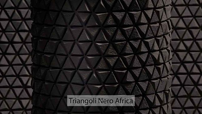 Микромозаика Sergio Savino  29,8x31,1 настенная, цвет: Nero Africa