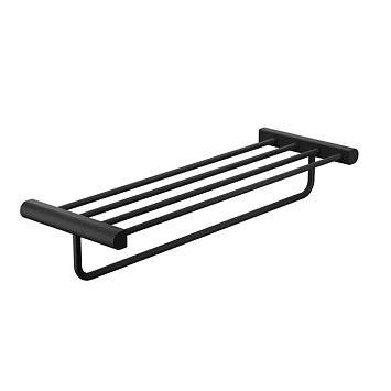 Gessi Rilievo Полка с полотенцедержателем, 60 см, nero XL