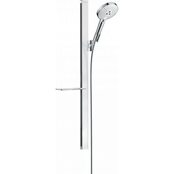 Душевой гарнитур Hansgrohe Raindance Select S 120 91.5см., с ручным душем, цвет: хром/белый