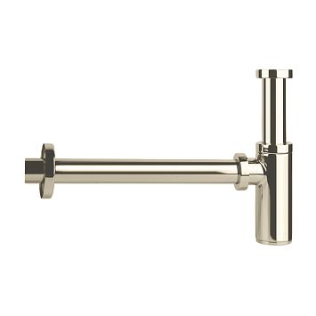 Gessi Сифон для раковины, круглый, Brushed Brass PVD