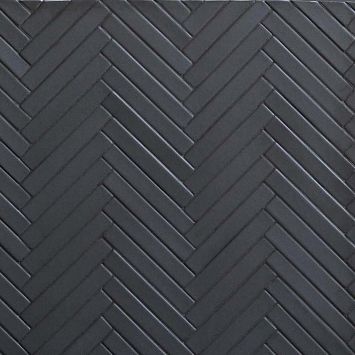 Керамогранит Mutina Mews Soot 5.5x45, черный