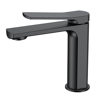 Nemo NM-1311-MB Смеситель для раковины с донным клапаном MATTE BLACK (ЧЕРНЫЙ МАТОВЫЙ)