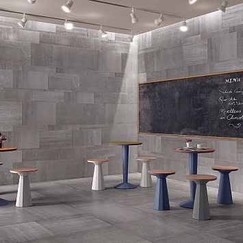 Керамогранит Keope Ceramiche Back Grey List 97 9,7X60