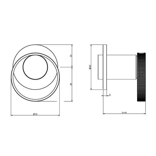 Gessi Anello Смеситель для раковины встраиваемый, однорычажный, Finox Brushed Nickel