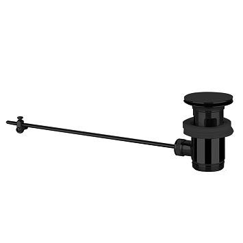 Gessi Emporio Technical Accessories Донный клапан для раковины на 1 1/4 c донным клапаном и переливом, Black XL