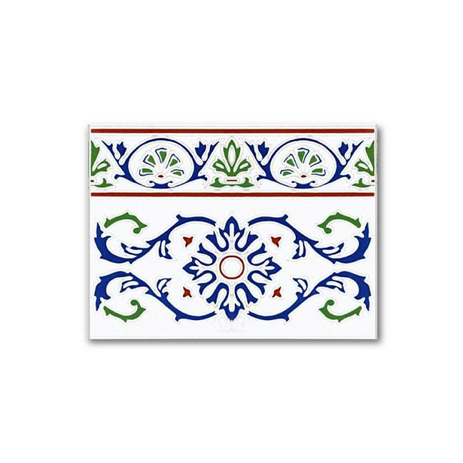 Керамическая плитка Ceramica Ribesalbes Zocalo Cenefa 45 15x20