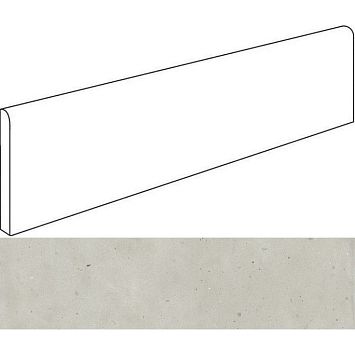 Italon Плинтус из керамогранита Avantgarde Pure 7,2x80 Battiscopa
