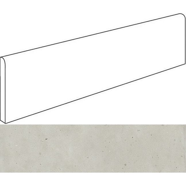 Italon Плинтус из керамогранита Avantgarde Pure 7,2x80 Battiscopa
