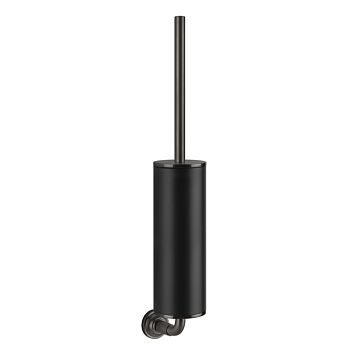 Gessi Venti20 Ершик для унитаза подвесной, черный, фурнитура Black Metal Brushed PVD