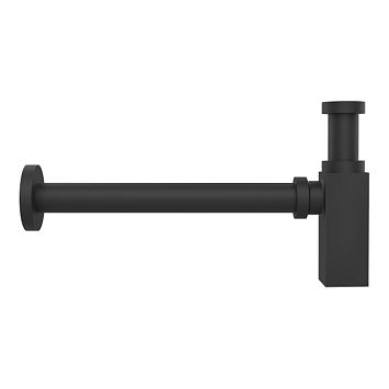 Gessi Eleganza Сифон для раковины квадратный, под донный клапан, Black XL