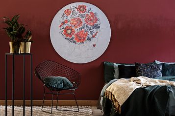 Авторское панно ART NATURA Красная Заря совместно с дизайнером Анастасией Фришман