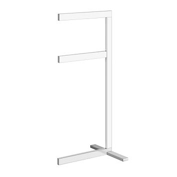 Gessi Rettangolo Полотенцедержатель двойной напольный, хром