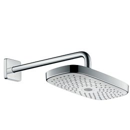 Верхний душ Hansgrohe Raindance Select E 300 2jet,, 30х16см, настенный, 2 режима, цвет: хром купить в Москве: интернет-магазин StudioArdo