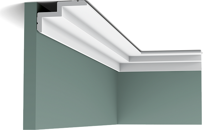 Потолочный карниз Orac Décor C390 STEPS пуротач 200,0 x 10,0 x 6,0
