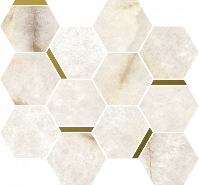 Italon Керамогранитная мозаика Stellaris Crystal Pure Chic 28,3x32,8x0,9 Матовая