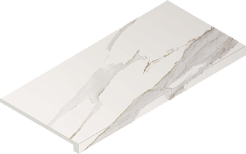 Italon Керамогранитная ступень Charme Evo Scalino Front Calacatta 33x60 Nat