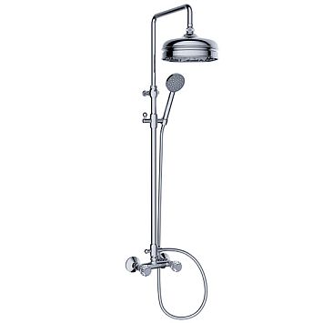 Душевая стойка со смесителем ½“ Joerger Cronos Crystal 637.20.412.xxx-AA