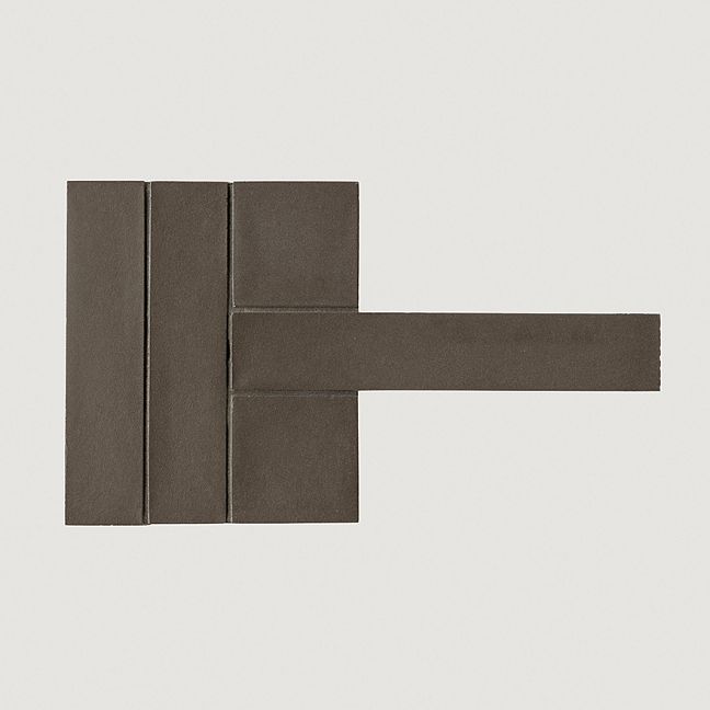 Mutina Керамогранит Weaving Si Fang Black 35,7x20,3 Matt